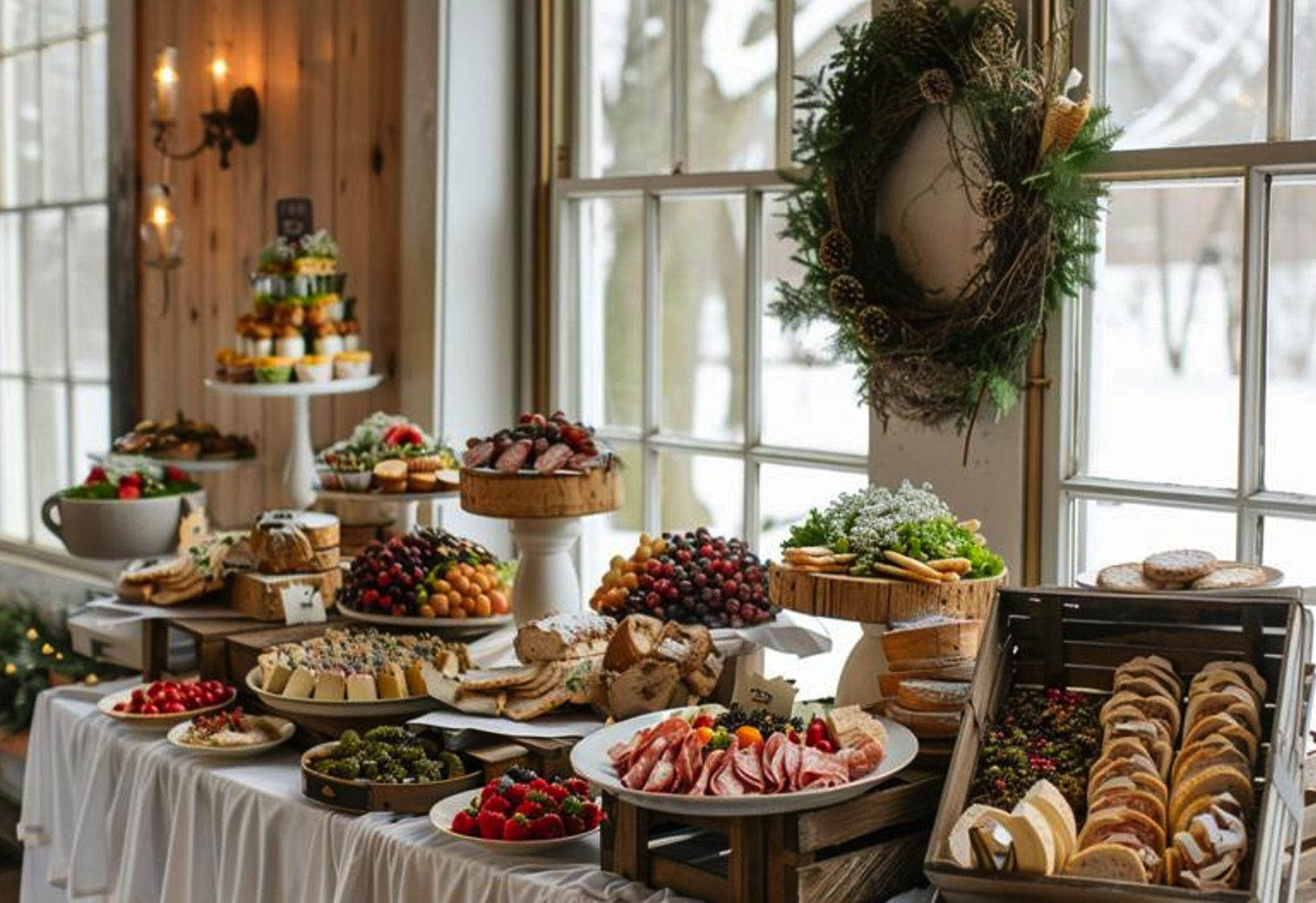 Festliche Tischdekoration bei einer Hochzeit in Wien – Event-Profi Catering